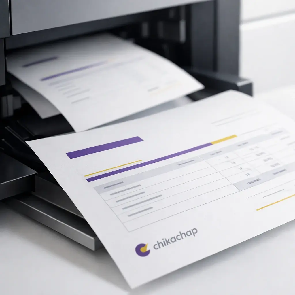 چاپ دیجیتال فاکتور | چاپ فوری و باکیفیت در چیکاچاپ